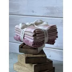 Pacchettino di 5 Tessuti Giapponesi 25 x 27 cm - Rosa Roberta De Marchi - 2