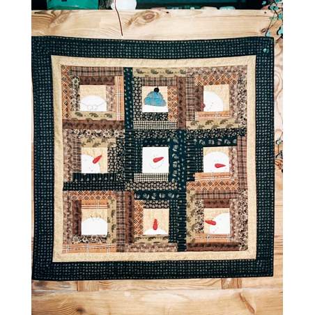 Frosty Apartment- Cartamodello per Quilt, by Bobbin