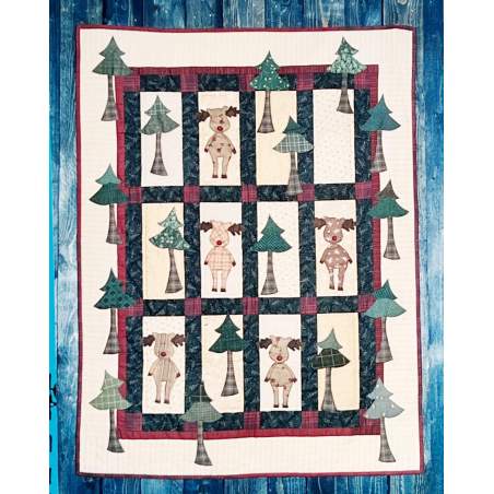 Elsa's Backyard- Cartamodello per Quilt, by Bobbin Bobbin - 1