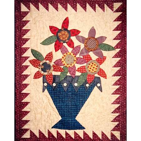 Flowers for Mom- Cartamodello per Quilt, by Bobbin