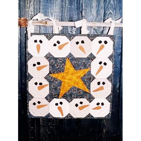 Le nez dans les étoiles - Cartamodello per Quilt, by Bobbin