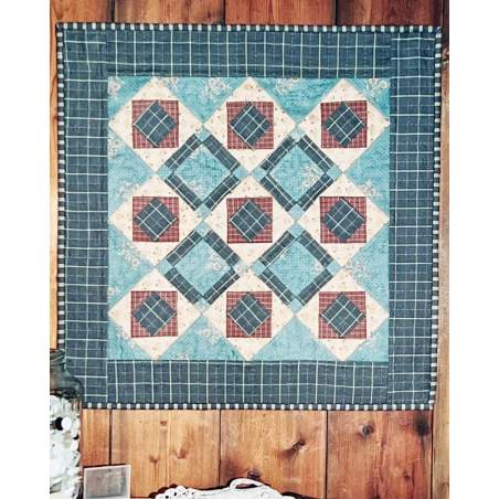 Town Squares - Cartamodello per Quilt, by Bobbin Bobbin - 1