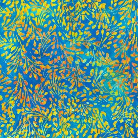 Artisan Batiks: Floral Fantasy Collection, Tessuto Sky - Robert Kaufman Robert Kaufman - 1