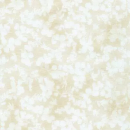Fusions Ecru, Tessuto Beige Sfumato con Rametti Tono su Tono - Robert Kaufman