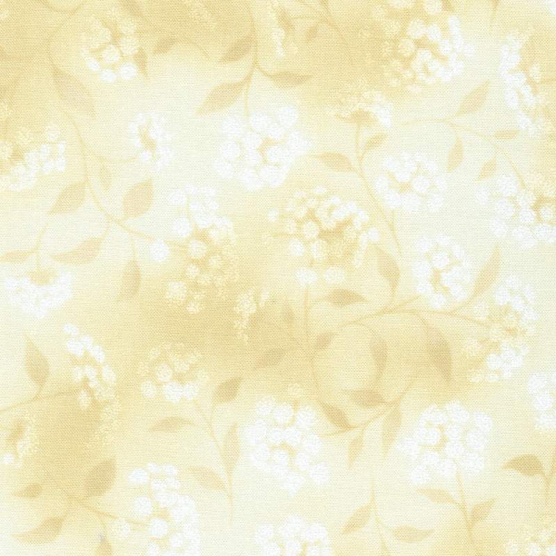 Fusions Parchment, Tessuto Beige Pergamena Sfumato con Fiorellini Tono su Tono - Robert Kaufman Robert Kaufman - 1