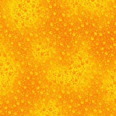Fusions Sunshine, Tessuto Crema Sfumato con Rami Tono su Tono - Robert Kaufman Robert Kaufman - 1