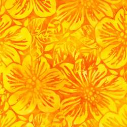 Artisan Batiks: Floral Fantasy Collection, Tessuto Marigold - Robert Kaufman Robert Kaufman - 1
