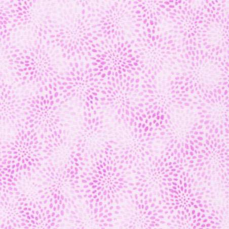 Fusions Dahlia, Tessuto Viola Dalia con Texture a Pois Tono su Tono - Robert Kaufman