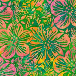 Artisan Batiks: Floral Fantasy Collection, Tessuto Leaf Multi- Robert Kaufman Robert Kaufman - 1