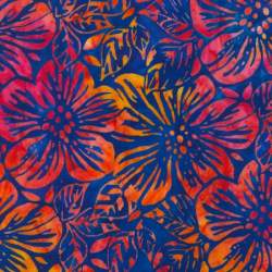 Artisan Batiks: Floral Fantasy Collection, Tessuto Ocean - Robert Kaufman Robert Kaufman - 1