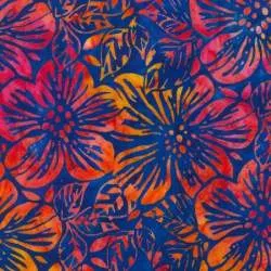Artisan Batiks: Floral Fantasy Collection, Tessuto Ocean - Robert Kaufman