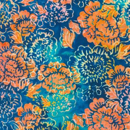Artisan Batiks: Hermosa Collection, Tessuto Blue Jay - Robert Kaufman