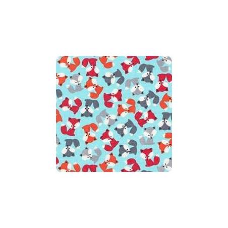 Urban Zoologie Minis Collection, Tessuto Sky - Robert Kaufman