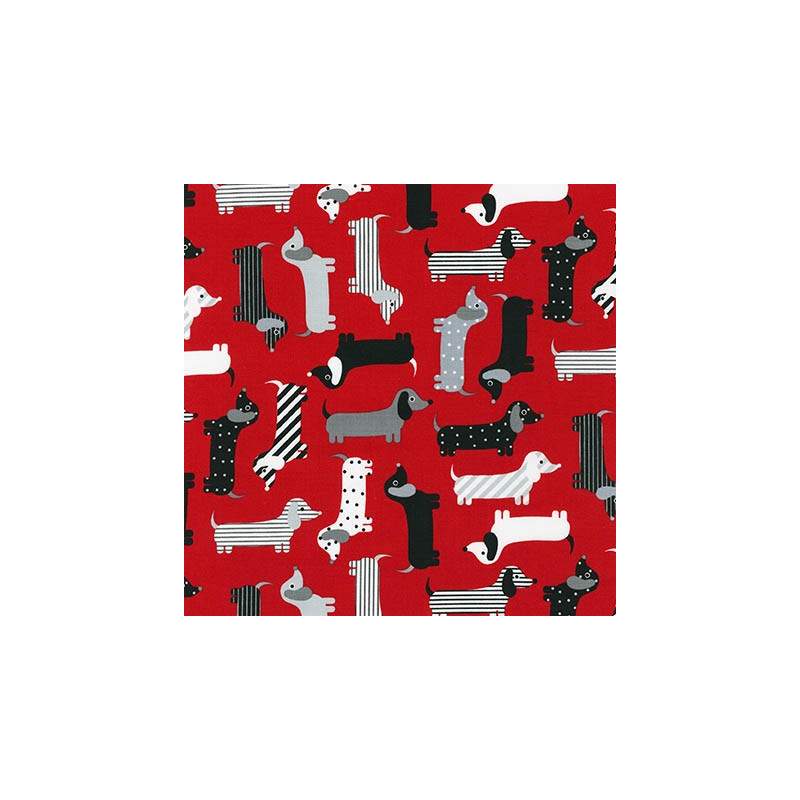 Urban Zoologie Collection, Tessuto Red - Robert Kaufman Robert Kaufman - 1 Urban Zoologie Collection, Tessuto Red - Robert Kaufman Robert Kaufman - 1