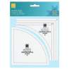 Ez Quilting Quarter Circle Set - Squadra Patchwork Quarto di Cerchio