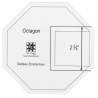 Ez Quilting Octagon Acrylic Tool - Squadra Patchwork Ottagono in acrilico