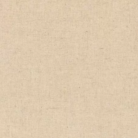 Robert Kaufman, Essex - Natural, Tessuto Misto Cotone e Lino Tinto in filo, color Beige Naturale