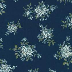 Petite Nostalgia Collection, Tessuto Navy - Robert Kaufman