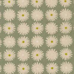 Sevenberry: Cotton Flax Prints Collection, Tessuto Gray, misto cotone e lino grezzo  - Robert Kaufman Robert Kaufman - 1