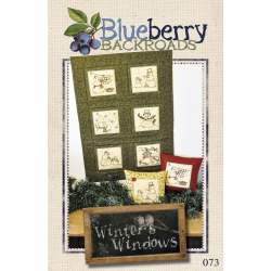 Blueberry Backroads - Winter Windows Wing and a Prayer Design - 1