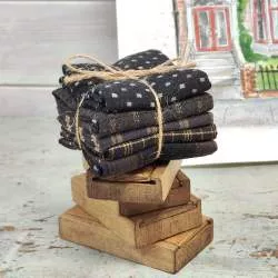 Paquete de 5 telas japonesas 25 x 27 cm - Nero