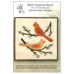 Carried Away Designs - Cardinal Block Carried Away Designs - 1