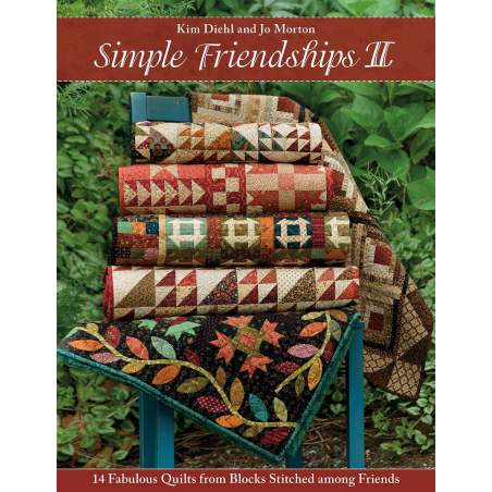 Simple Friendships II - 14 Fabulous Quilts from Blocks Stitched among Friends - Martingale Martingale - 1