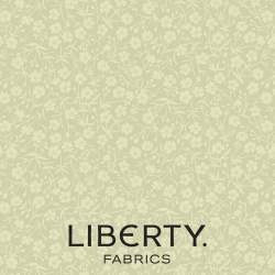 August Meadow Gooseberry, Tessuto Verde Uva Spina tono su tono - Liberty Fabrics