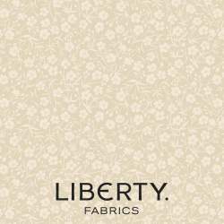 August Meadow Magnolia, Tessuto Crema tono su tono - Liberty Fabrics Liberty Fabrics - 1