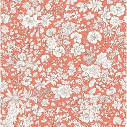 Emily Belle Jewel Tones Paprika, Tessuto Paprica  a fiori bianchi - Liberty Fabrics Liberty Fabrics - 1