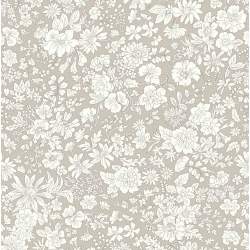 Emily Belle Neutrals Oatmeal, Tessuto color Avena a fiori bianchi - Liberty Fabrics Liberty Fabrics - 1