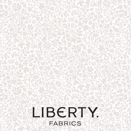 Lasenby Silhouette Cream Garden Walk, Tessuto Crema con piccoli fiori tono su tono - Liberty Fabrics Liberty Fabrics - 1