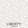 Lasenby Silhouette Cream on Cream Snowdrop Spot, Tessuto Crema con bucaneve tono su tono - Liberty Fabrics Liberty Fabrics - 1
