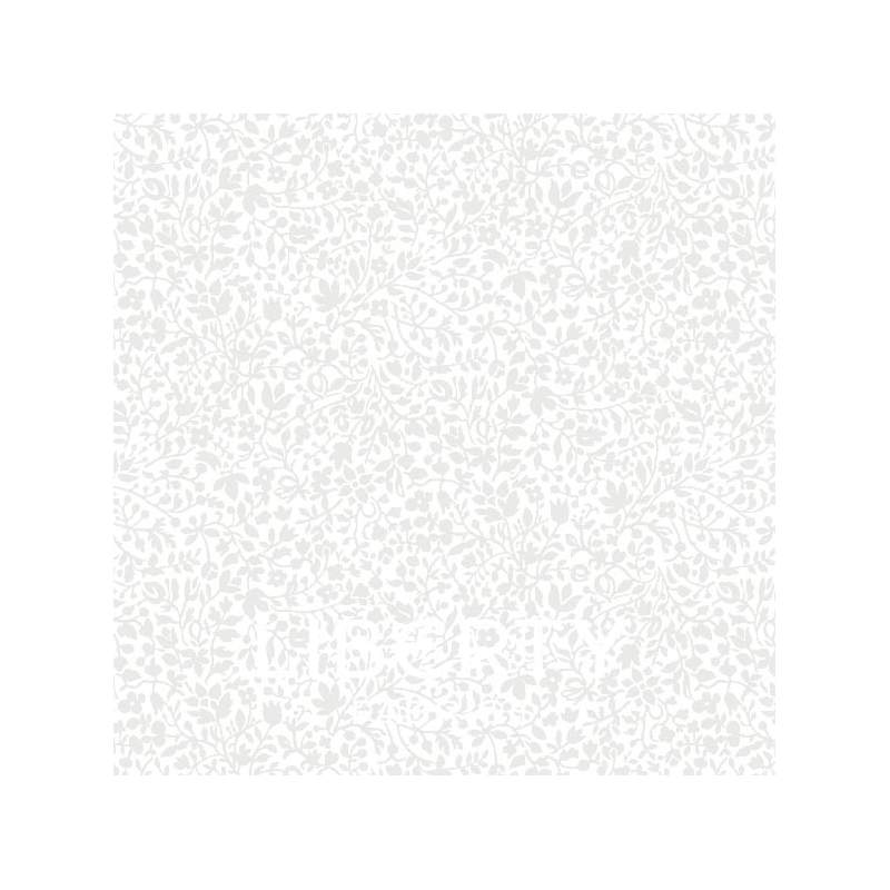 Lasenby Silhouette White Garden Walk, Tessuto Bianco con piccoli fiori tono su tono - Liberty Fabrics Liberty Fabrics - 1
