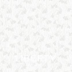 Lasenby Silhouette White Snowdrop Spot, Tessuto Bianco con bucaneve tono su tono - Liberty Fabrics