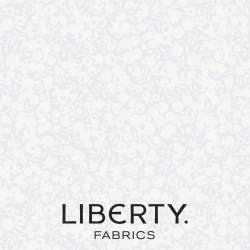 Wiltshire Shadow Moon, Tessuto Grigio chiarissimo Luna tono su tono - Liberty Fabrics