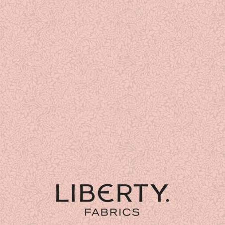 York Fern Dusty Pink, Tessuto Rosa Polveroso tono su tono - Liberty Fabrics Liberty Fabrics - 1