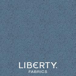 York Fern Twilight, Tessuto Blu Crepuscolo tono su tono - Liberty Fabrics Liberty Fabrics - 1