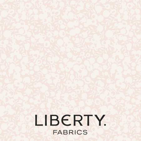 Wiltshire Shadow Oyster White, Tessuto Bianco Ostrica tono su tono - Liberty Fabrics