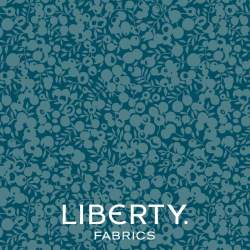 Wiltshire Shadow Azure, Tessuto Ottanio tono su tono - Liberty Fabrics Liberty Fabrics - 1