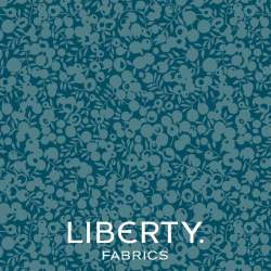 Wiltshire Shadow Azure, Tessuto Ottanio tono su tono - Liberty Fabrics Liberty Fabrics - 1