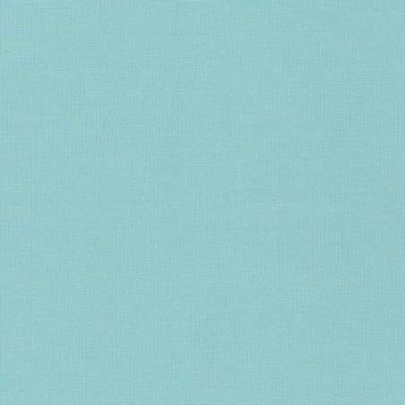Kona Cotton Dusty Blue, Tessuto Azzurro polvere Tinta Unita - Robert Kaufman