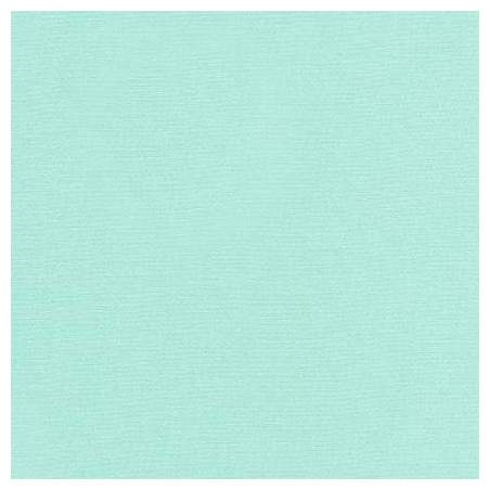 Kona Cotton Ice Frappe, Tessuto Verde Acqua Tinta Unita - Robert Kaufman