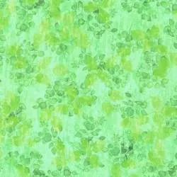 Sienna Sprout, Tessuto Verde Germoglio con foglie tono su tono - Robert Kaufman Robert Kaufman - 1