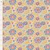 Tilda Jubilee Elodie Mustard, tessuto giallo mostarda con fiori