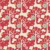 Tilda Jubilee Wildgarden Red, tessuto rosso con alberi Tilda Fabrics - 2