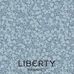 Wiltshire Shadow Storm, Tessuto Azzurro Tempesta tono su tono - Liberty Fabrics Liberty Fabrics - 1