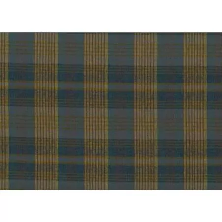 Lecien Centenary 25th by Yoko Saito, tessuto tinto in filo a quadretti azzurri e tortora Lecien Corporation - 1