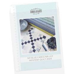My Blue Carolina Lily - Mystery Quilt 2024 - Cartamodello stampato Roberta De Marchi - 1