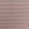 Moda Fabrics, Tessuto Fondo Tortora con Righe Rosse e Beige